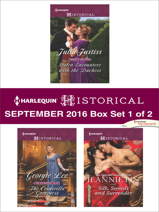 Title details for Harlequin Historical September 2016, Box Set 1 of 2 by Julia Justiss - Available